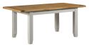 Toronto Oak and Grey Painted Medium Extending Dining Table